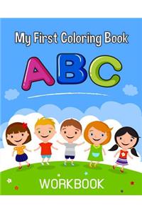 My First ABC Coloring Book