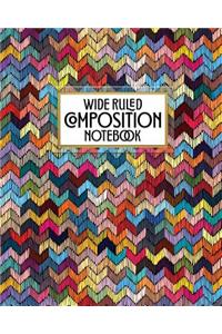 Wide Ruled Composition Notebook