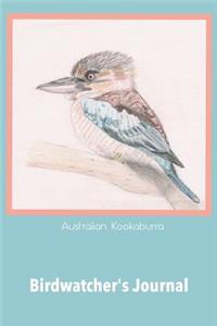 Birdwatching Journal and Log Book Australian Kookaburra