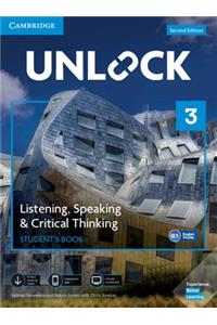 Unlock Level 3 Listening, Speaking & Critical Thinking Student's Book, Mob App and Online Workbook W/ Downloadable Audio and Video