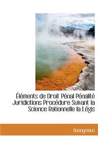 L Ments de Droit P Nal P Nalit Juridictions Proc Dure Suivant La Science Rationnelle La L GIS