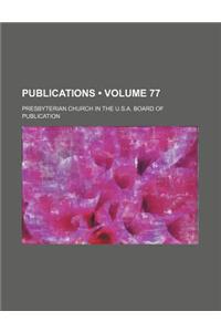 Publications (Volume 77)