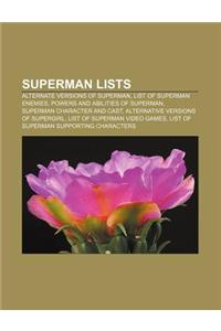 Superman Lists