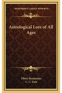 Astrological Lore of All Ages