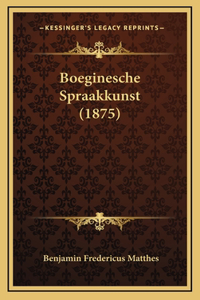 Boeginesche Spraakkunst (1875)