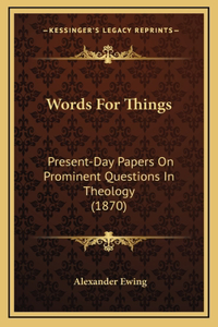 Words For Things