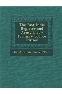 The East-India Register and Army List