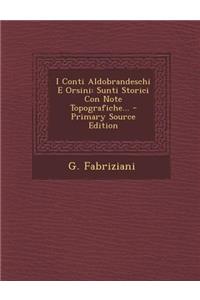 I Conti Aldobrandeschi E Orsini