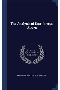The Analysis of Non-Ferrous Alloys