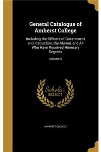 General Catalogue of Amherst College