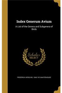 Index Generum Avium