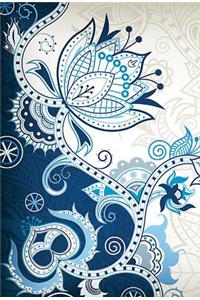 Small Hardbound Notebook - Blue Mediterranean
