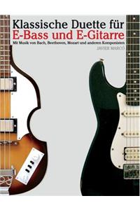 Klassische Duette Für E-Bass Und E-Gitarre