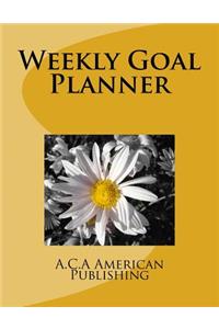 Weekly Goal Planner