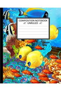 Unruled Composition Notebook 8