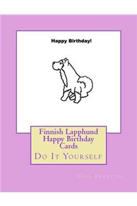 Finnish Lapphund Happy Birthday Cards