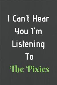 I Can't Hear You I'm Listening To The Pixies