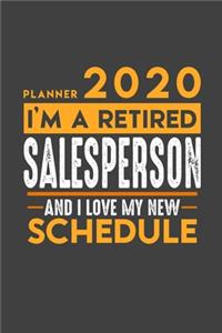 Planner 2020 for retired SALES PERSON