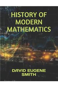 History of Modern Mathematics