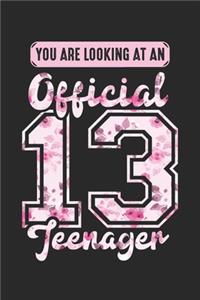 You are looking at an Official 13 Teenager