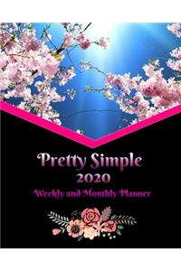 Pretty Simple 2020 Weekly and Monthly Planner