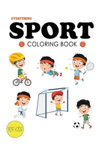 Everything Sport Coloring Book For Kids