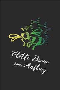 Flotte Biene im Anflug