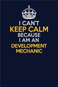 I Can't Keep Calm Because I Am An Development Mechanic