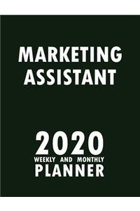 Marketing Assistant 2020 Weekly and Monthly Planner