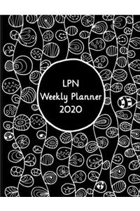 LPN Weekly Planner: 2020 Licensed Practical Nurse Weekly Organizer