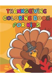 Thanksgiving Coloring Book For Kids