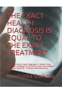 The Exact Health Diagnosis Is Equal to the Exact Treatment