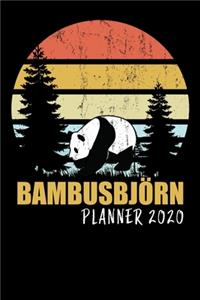 Bambusbjörn Planner 2020