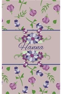 Hanna: Small Personalized Journal for Women and Girls