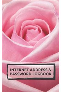 Internet Password Book with Tabs Keeper Manager And Organizer You All Password Notebook Rose