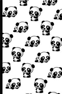 Panda Pattern Notebook