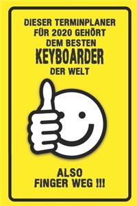Dieser Terminplaner für 2020 gehört dem besten Keyboarder der Welt - also Finger Weg !!!