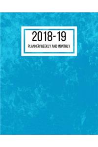 2018-19 Planner Weekly and Monthly
