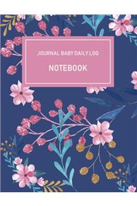 Journal baby daily log notebook