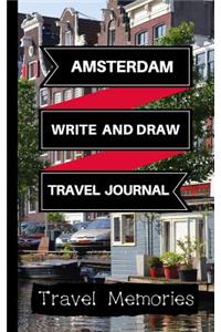Amsterdam Write and Draw Travel Journal