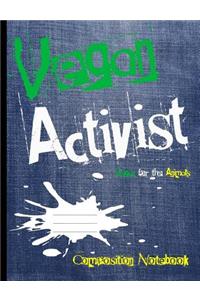 Vegan Activist Composition Notebook