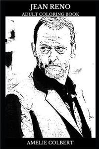 Jean Reno Adult Coloring Book