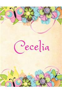 Cecelia: Personalized Name Journal Composition Notebook