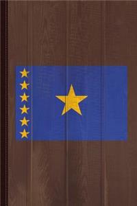 Democratic Republic of the Congo Flag Journal Notebook