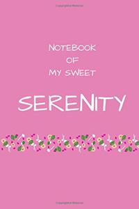 Notebook of my sweet Serenity