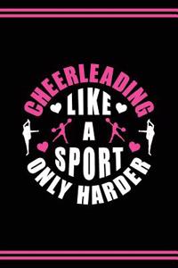Cheerleader Journal Girls Cheerleading Diary