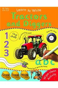 Learn to Write With Tractors and Diggers