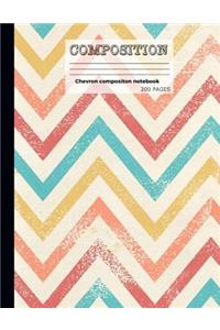 Chevron composition notebook