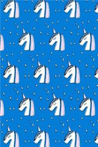Journal Notebook Sketchy Unicorns Pattern 2
