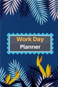 Work Day Planner